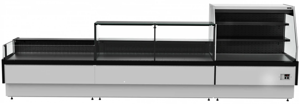 Витрина холодильная Carboma PALM 3 GC95 SM 1,5-1 (0...+7 °C)