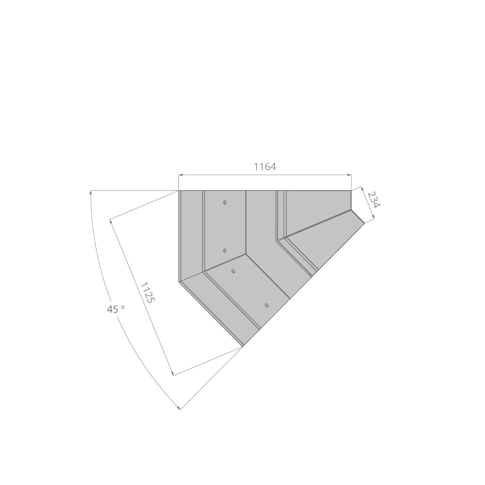 Витрина холодильная Brandford Aurora 250