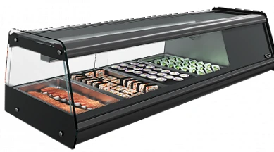 Витрина холодильная CARBOMA AC38 SM 1,5-1 Sushi (настольная)