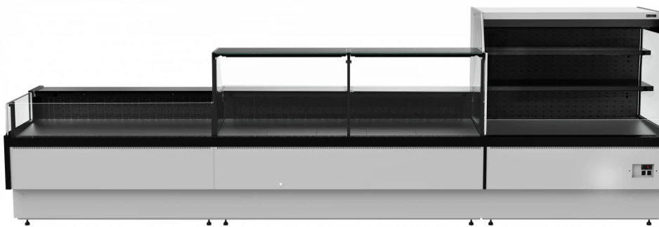 Витрина холодильная Carboma PALM 3 GC95 SM 1,25-2 открытая (версия 2.0)