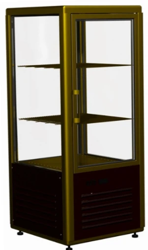 Кондитерская витрина CARBOMA R120C LATIUM (D4 VM 120-1) шоколад / золото
