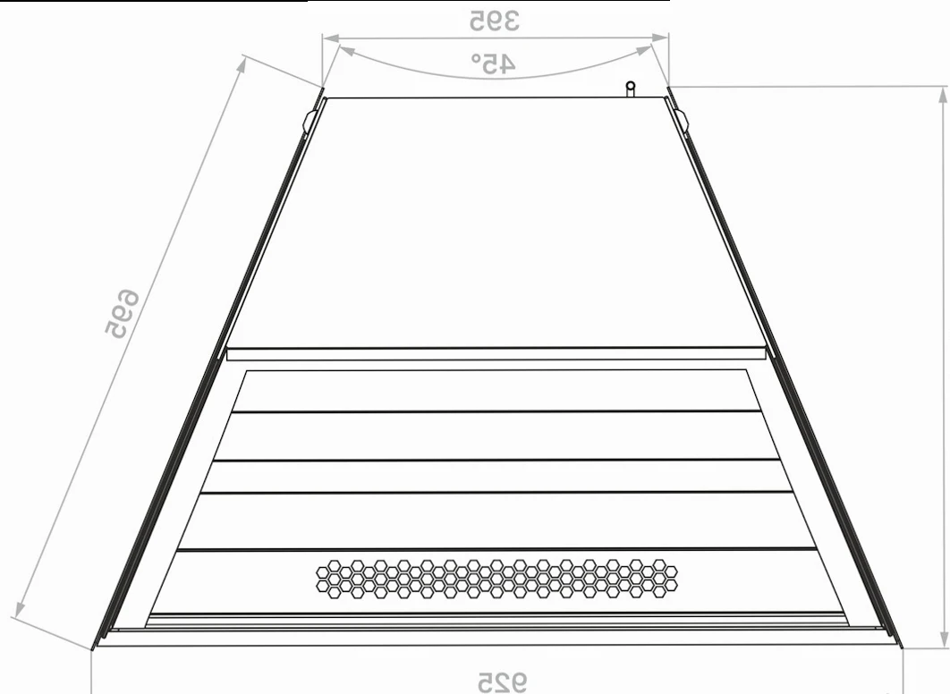 Кондитерская витрина CARBOMA FLANDRIA 2 STANDARD K70 VV-3 2.0 (внешний угол 45°)