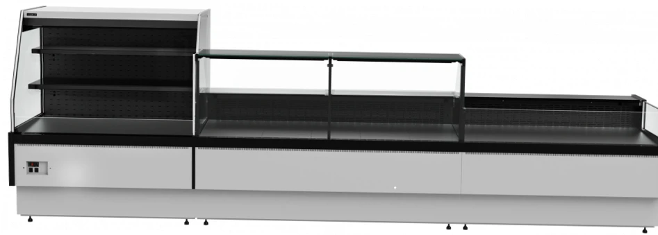 Витрина холодильная Carboma PALM 3 GC95 SM 1,8-1 (с боковинами)