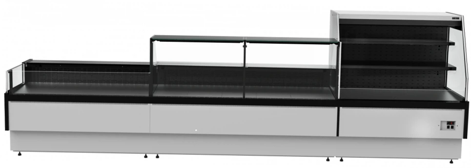 Витрина холодильная Carboma PALM 3 GC95 SM 1,25-1 (9006-9005)