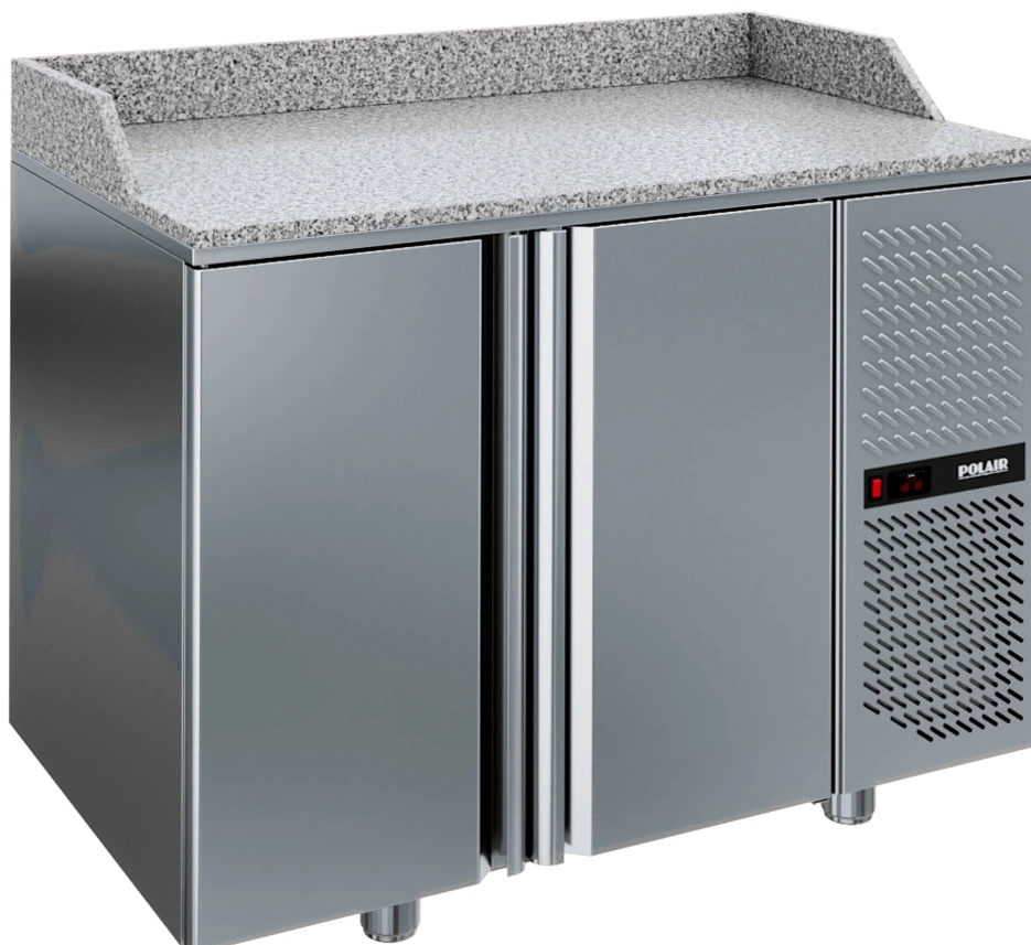 Стол холодильный для пиццы POLAIR TM2pizza-G (R290, гранитная столешница)