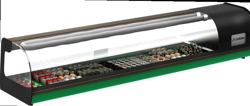 Холодильная витрина суши-кейс Carboma ВХСв-1,0 (A37 SM 1,0-1 Sushi)