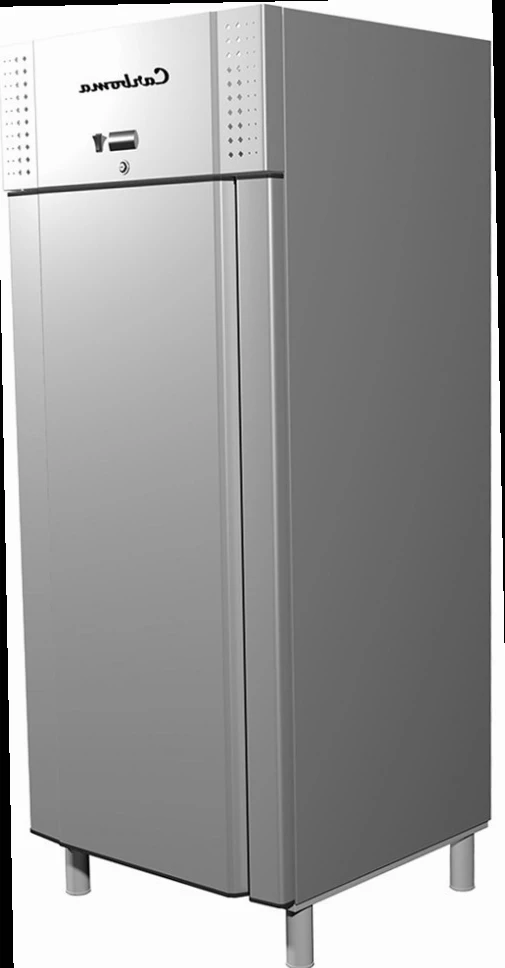 Морозильный шкаф Carboma F560 INOX (нерж. сталь, глухая дверь)