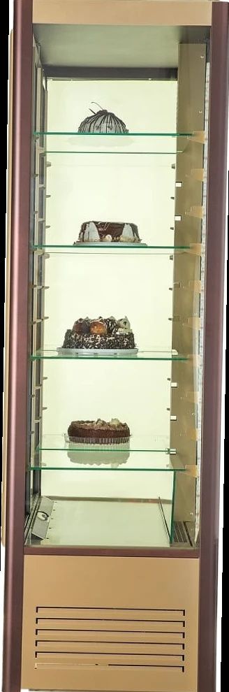 Кондитерская витрина CARBOMA R800C LATIUM (D4 VM 800-1) бежевый/коричневый