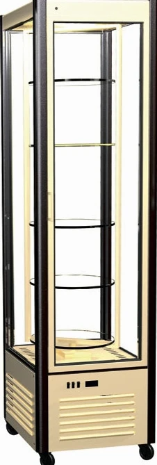 Шкаф кондитерский Carboma LATIUM D4 VM 400-2 (R400Cвр) Inox (вращающиеся полки)
