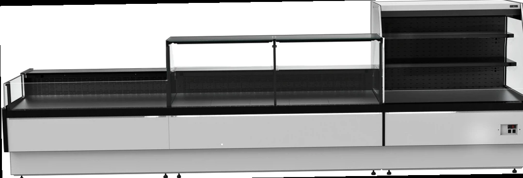 Холодильная витрина CARBOMA PALM 3 GC95 SM 1,25-1 2.0 (без боковин)
