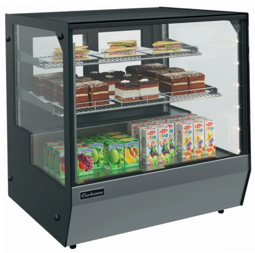 Холодильная витрина настольная CARBOMA AMRA AC59 VV 0,9-1 (INOX)
