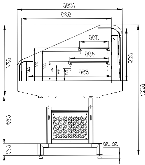 Холодильная промо-витрина CARBOMA FUDZI PF11-13 VM 1,25-2 (9006)