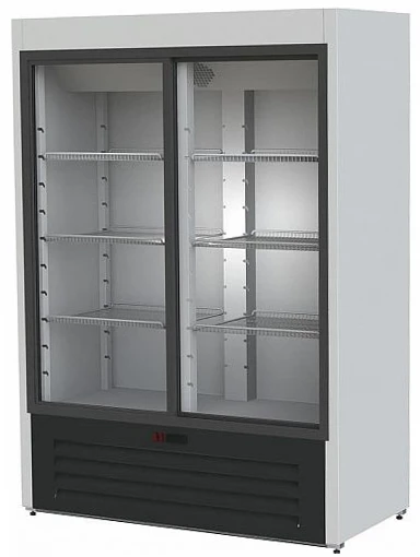 Шкаф холодильный CARBOMA ШХ-0,8К INOX (стеклянные двери-купе)