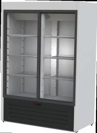 Шкаф холодильный CARBOMA ШХ-0,8К INOX (стеклянные двери-купе)