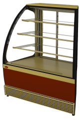 Витрина холодильная Veneto VS-UN, крашенная (угол наружный), раздвижная дверь
