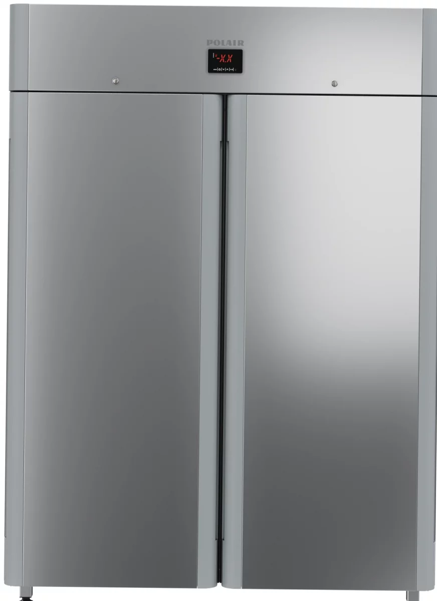 Шкаф холодильный POLAIR CM114-Gm (R290) Alu с глухими дверьми