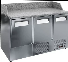 Стол холодильный для пиццы POLAIR TMi3GNpizza-GC с гранитной столешницей
