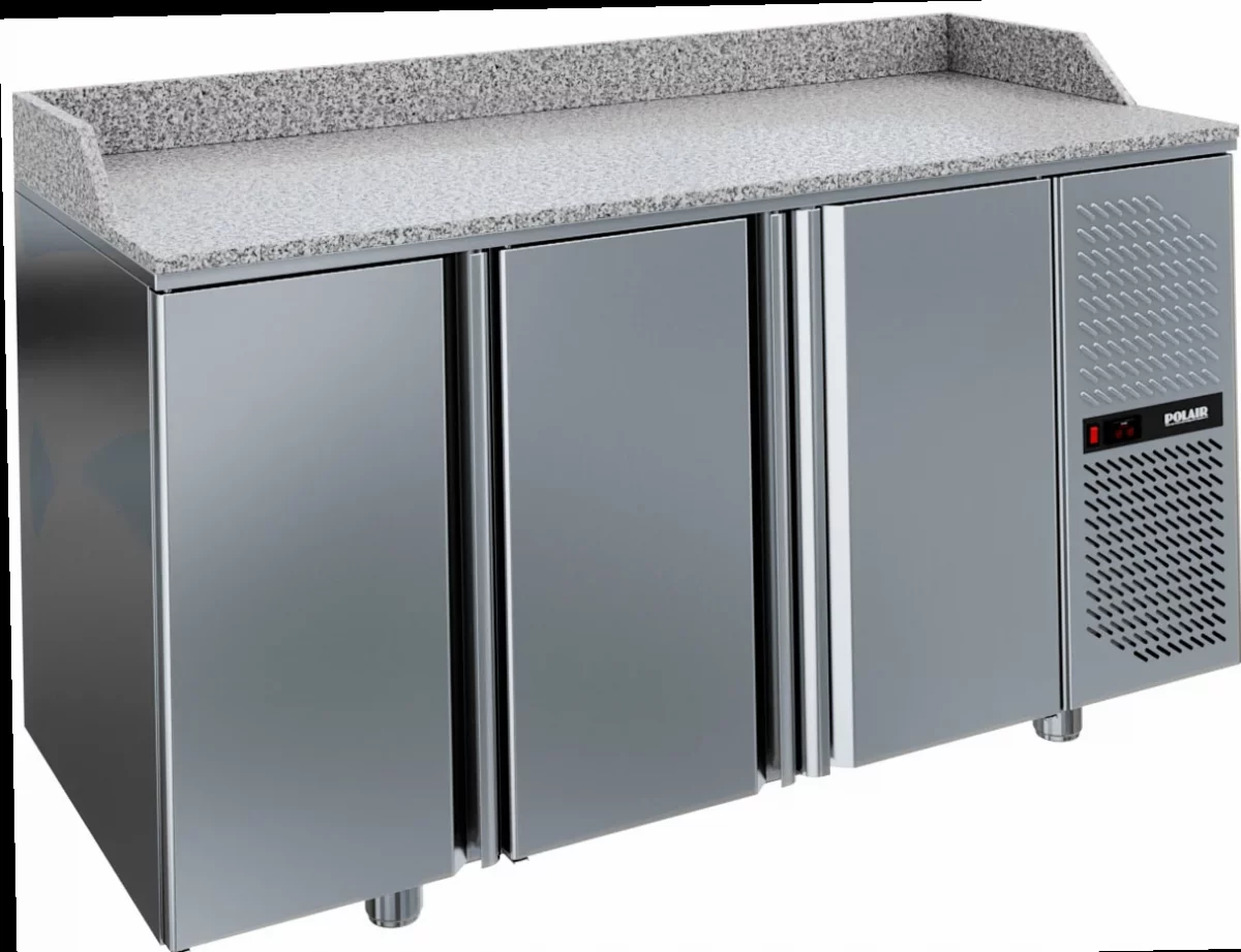 Стол для пиццы POLAIR TM3pizza-G (R290, гранитная столешница)