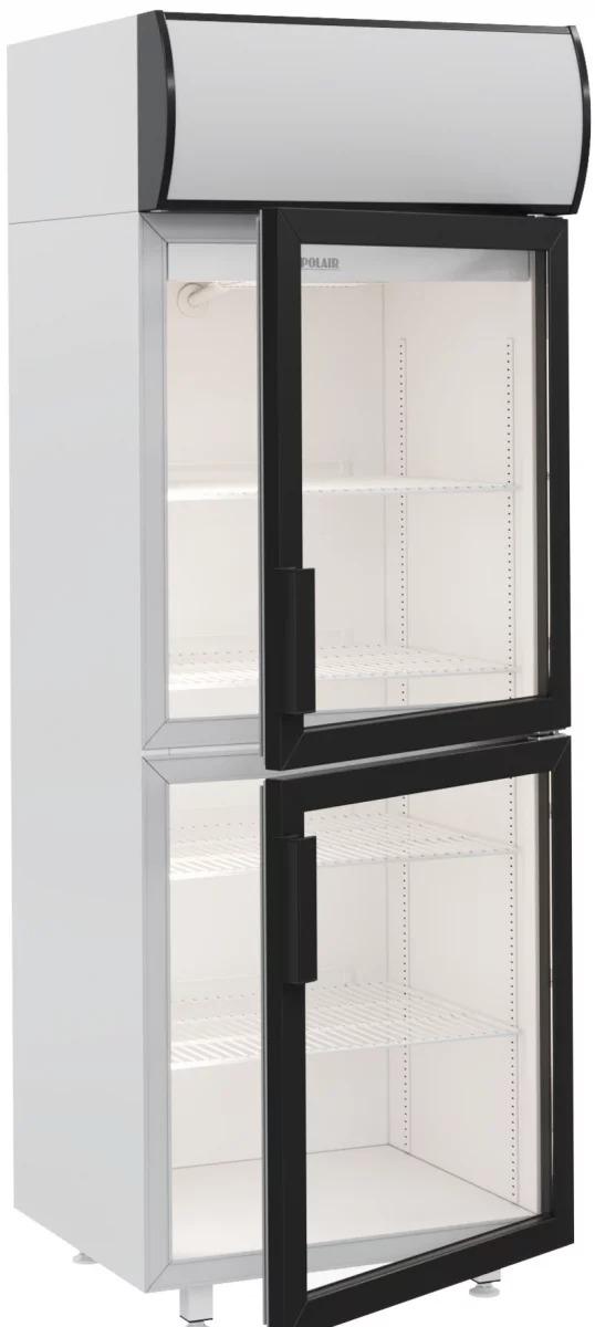 Шкаф морозильный POLAIR DB105hd-S со стеклянными дверями SmartDoor