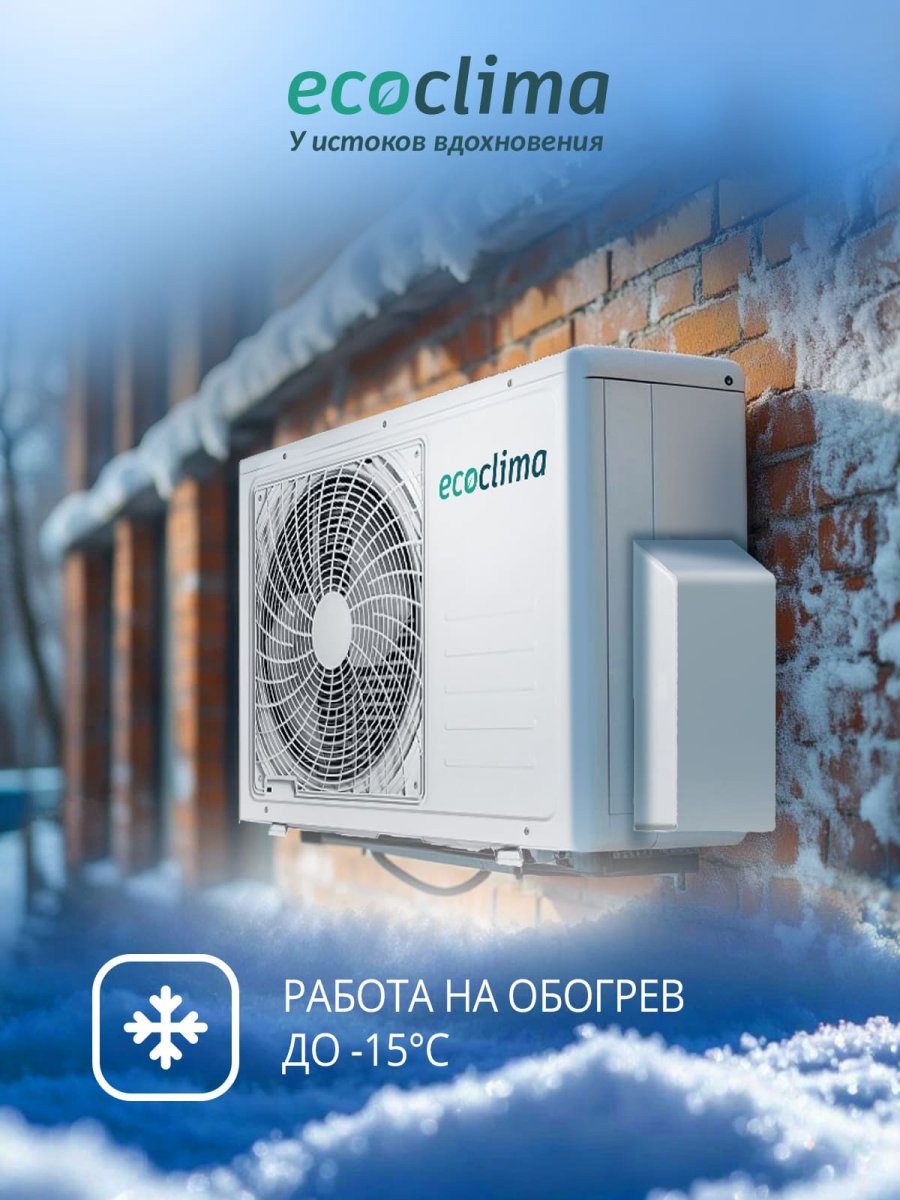 Настенная сплит-система Ecoclima ECW/I-СH18/AA-4R1 (White) + EC/I-CH18/A-4R1 (White)