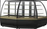 Кондитерская витрина CARBOMA FLANDRIA 2 STANDARD K70 VV-3 2.0 (внешний угол 45°)