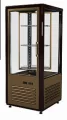 Шкаф холодильный кондитерский Carboma D4 VM 120-2 (коричнево-золотой)