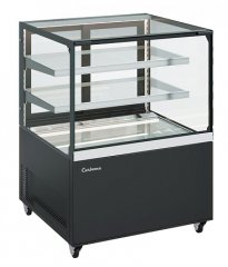 Витрина кондитерская CARBOMA холодильная KC84-110 VV 1,5-1 (9005)
