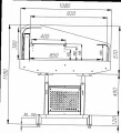Холодильная промо-витрина CARBOMA FUDZI PF11-12 VM 1,25-2 (9006)