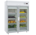 Шкаф холодильный со стеклянными дверьми POLAIR DM114-S без канапе