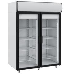 Шкаф холодильный со стеклянными дверьми POLAIR DM114-S