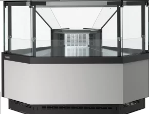 Холодильная витрина Carboma GC110 VM-5-1 внешний угол (с боковинами)