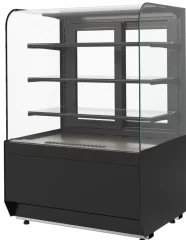 Витрина кондитерская нейтральная Carboma RADIUS LIGHT KR70 N 1,3-1 (9005)