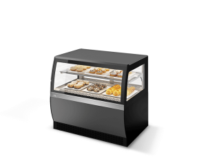 ВИТРИНА КОНДИТЕРСКАЯ VETE 90 C СЕРЫЙ МАТОВЫЙ/ШЛИФОВАННАЯ НЕРЖАВЕЙКА