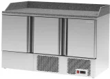 Стол холодильный для пиццы POLAIR TMi3GNpizza-G с гранитной столешницей