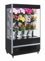 Горка холодильная для цветов CARBOMA FC20-08 VM 1,3-2 FLORA (9006-9005 )