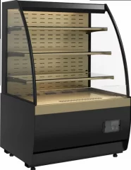 Холодильная горка CARBOMA FLANDRIA 2 STANDARD K70 VM 1,3-2 (черный / бронза)