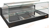 Витрина настольная HICOLD VRS 3 GN S холодильная