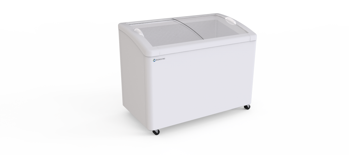 Морозильный ларь с гнутым стеклом Bonvini BFB 1401