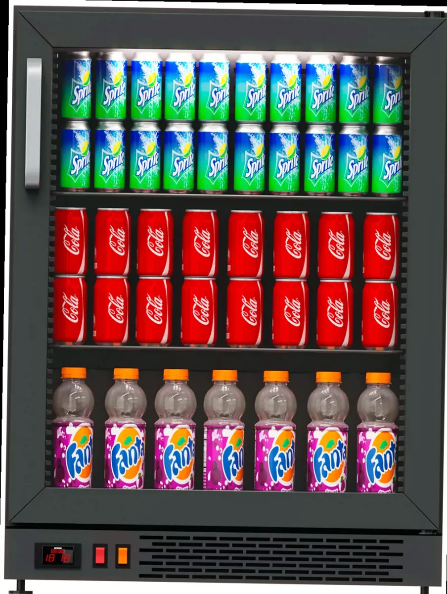 Стол холодильный барный POLAIR TD101-Bar без столешницы (стеклянная дверь)