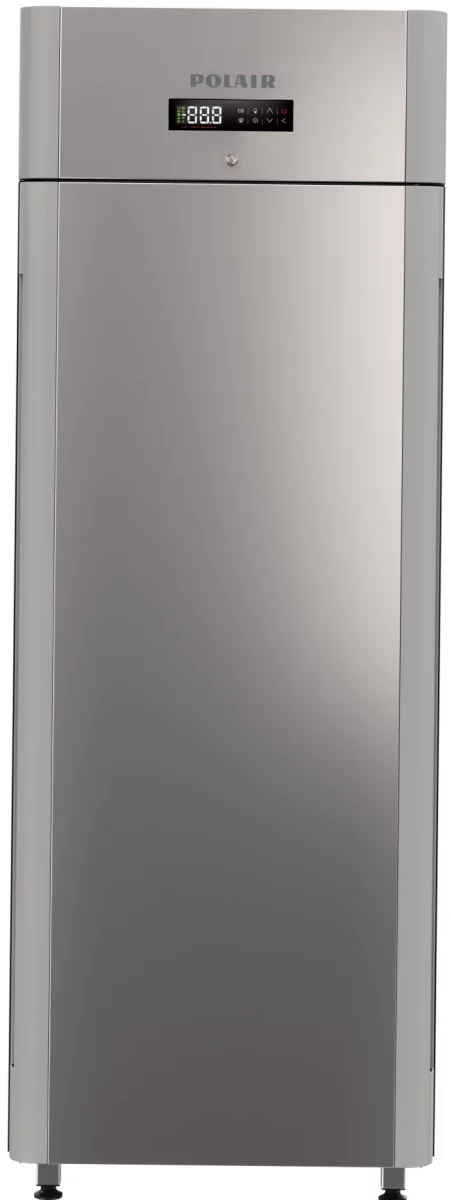 Шкаф холодильный POLAIR CM107-Gm (нержавеющая сталь, глухая дверь)