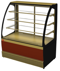Витрина холодильная Veneto VS-1,3 (new) крашенная
