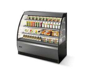 ВИТРИНА КОНДИТЕРСКАЯ VETE OFT 90 СЕРЫЙ МАТОВЫЙ/ШЛИФОВАННАЯ НЕРЖАВЕЙКА