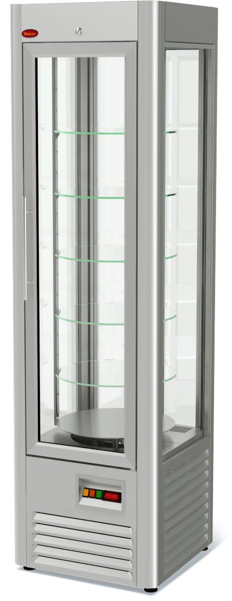 Холодильный шкаф  МХМ Veneto RS-0,4 нержавейка (полки-решетка)