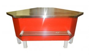 Прилавок холодильный среднетемпературный ПХС-УН (мясной. встроенное холодоснабжение)