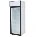 Шкаф холодильный со стеклянными дверьми POLAIR DM107-S 2.0 (R290, Carel J4, белый, обрамл.черн)