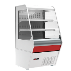 Горка холодильная CARBOMA F13-07 VM 1,3-2 0020 стеклопакет (Carboma 1260/700 ВХСп-1,3) (цвет по схеме)