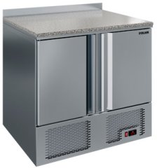 СТОЛ ХОЛОДИЛЬНЫЙ POLAIR TMI2-G ГРАНИТ, БОРТ НЕРЖ.СТАЛЬ