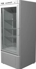Холодильный шкаф CARBOMA R560 С INOX (стеклянная дверь)