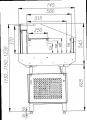 Холодильная витрина CARBOMA ODA PF07-12 VM 0,7-2 (9006)