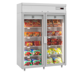 Шкаф холодильный со стеклянными дверьми POLAIR DB114-S без канапе
